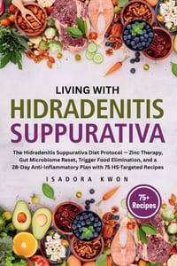 Living with HS: The Hidradenitis Suppurativa Diet Protocol - Zinc Therapy, Gut Microbiome Reset, Trigger Food Elimination, and a 28-Day Anti-Inflammat cover