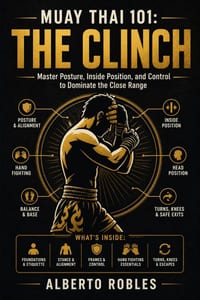 Muay Thai 101:The Clinch: Learn Posture, Hand Fighting, Control, Knees, Off-Balancing, Escapes, and Progressive Drills for Close-Range Muay Tha cover