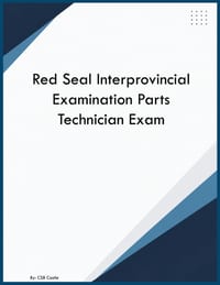Red Seal Interprovincial Examination Parts Technician Exam cover