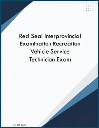 Red Seal Interprovincial Examination Recreation Vehicle Service Technician Exam cover