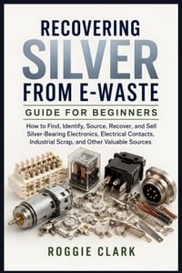 Recovering Silver from E-Waste Guide for Beginners: How to Find, Identify, Source, Recover, and Sell Silver-Bearing Electronics, Electrical Contacts, cover