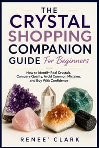 The Crystal Shopping Companion Guide for Beginners: How to Identify Real Crystals, Compare Quality, Avoid Common Mistakes, and Buy With Confidence cover