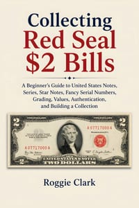 Collecting Red Seal $2 Bills: A Beginner's Guide to United States Notes, Series, Star Notes, Fancy Serial Numbers, Grading, Values, Authentication, an cover