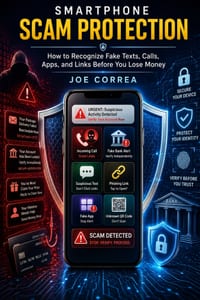 Smartphone Scam Protection: How to Recognize Fake Texts, Calls, Apps, and Links Before You Lose Money cover