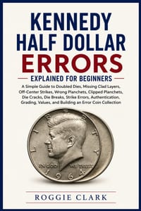 Kennedy Half Dollar Errors Explained for Beginners: A Simple Guide to Doubled Dies, Missing Clad Layers, Off-Center Strikes, Wrong Planchets, Clipped cover