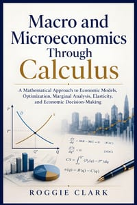 Macro and Microeconomics Through Calculus: A Mathematical Approach to Economic Models, Optimization, Marginal Analysis, Elasticity, and Economic Decis cover