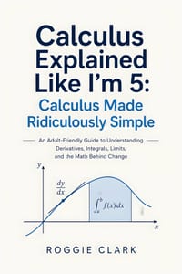 Calculus Explained Like I'm 5: An Adult-Friendly Guide to Understanding Derivatives, Integrals, Limits, and the Math Behind Change cover