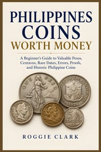 Philippines Coins Worth Money: A Beginner's Guide to Valuable Pesos, Centavos, Rare Dates, Errors, Proofs, and Historic Philippine Coins cover