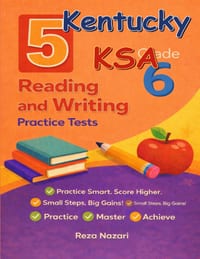 5 Realistic Kentucky KSA Grade 6 English Language Arts Practice Tests: Full-Length Practice for KSA Preparation and Academic Confidence cover