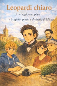 Leopardi chiaro: Un viaggio semplice tra fragilità, poesia e desiderio di felicità cover