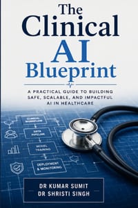The Clinical AI Blueprint: Deploying Intelligent Healthcare Systems for Safe, Scalable, and Data-Driven Patient Care cover