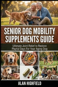 Senior Dog Mobility Supplements Guide: Ultimate Joint Pain Relief to Restore Playful Days For Your Aging Dog Revealed Best Dog Pain Relief Supplements cover
