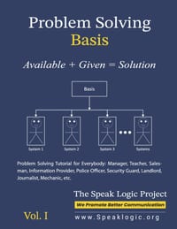 Problem Solving Basis Available + Given = Solution, Vol. I: Problem Solving Tutorial for Everybody: Manager, Teacher, Salesman, Information Provider, cover