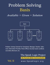 Problem Solving Basis Available + Given = Solution, Vol. II: Problem Solving Tutorial for Everybody: Manager, Teacher, Salesman, Information Provider, cover