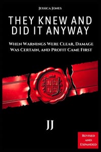 They Knew - And Did It Anyway: When Warnings Were Clear, Damage Was Certain, and Profit Came First cover