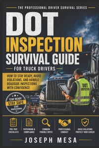 DOT Inspection Survival Guide for Truck Drivers: How to Stay Ready, Avoid Violations, and Handle Roadside Inspections With Confidence cover