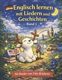 Englisch lernen für Kinder (3-10 Jahre) - Spielerisch mit Liedern, Geschichten & Audio: Mit Freude Englisch sprechen lernen - ganz natürlich und ohne cover