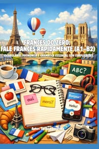 Francês do zero: fale francês rapidamente (A1-B2) Vocabulário, pronúncia e gramática essencial sem complicações cover