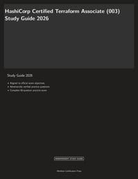 HashiCorp Certified Terraform Associate (003) Study Guide 2026 cover