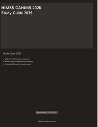 HIMSS CAHIMS 2026 Study Guide cover