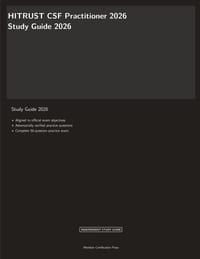 HITRUST CSF Practitioner 2026 Study Guide cover