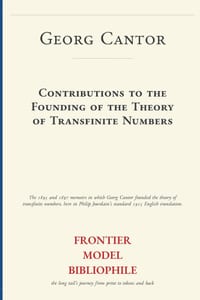 Contributions to the Founding of the Theory of Transfinite Numbers cover