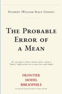 The Probable Error of a Mean cover