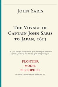 The Voyage of Captain John Saris to Japan, 1613 cover