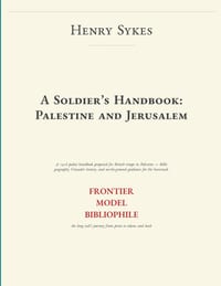A Soldier's Handbook: Palestine and Jerusalem cover