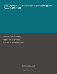 BOC Athletic Trainer Certification Exam Study Guide 2026-2027 cover