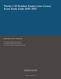 Florida 1-20 Resident Surplus Lines License Exam Study Guide 2026-2027 cover