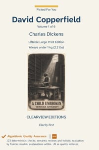David Copperfield - Volume 1 of 6 cover