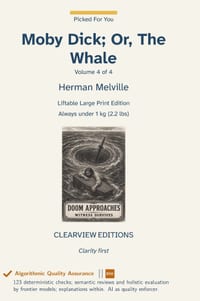 Moby Dick; Or, The Whale - Volume 4 of 4 cover
