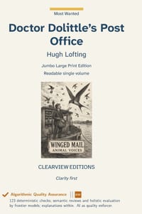 Doctor Dolittle's Post Office cover