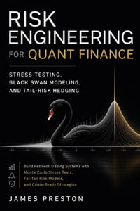 Risk Engineering for Quant Finance: Stress Testing, Black Swan Modeling, and Tail-Risk Hedging: Build Resilient Trading Systems with Monte Carlo Stres cover