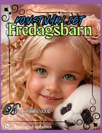 Konstnärligt Fredagsbarn Fredagens målarbok: måndag tisdag onsdag torsdag fredag lördag cover