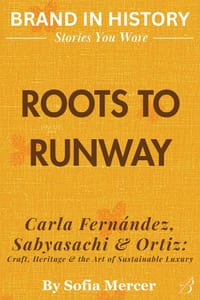Roots to Runway: Carla Fernández, Sabyasachi & Ortiz - Craft: Heritage & the Art of Sustainable Luxury cover