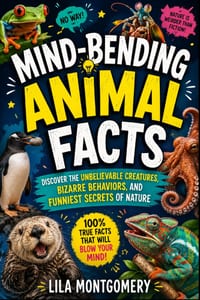 Mind-Bending Animal Facts: Discover the Unbelievable Creatures, Bizarre Behaviors, and Funniest Secrets of Nature cover