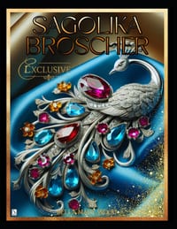 Sagolika Broscher Exklusiv målarbok: designer målning cover
