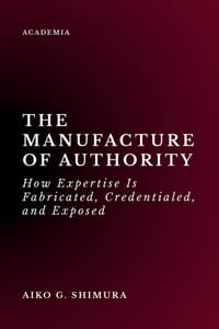 The Manufacture of Authority: How Expertise Is Fabricated, Credentialed, and Exposed cover