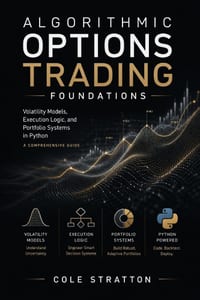 Algorithmic Options Trading Foundations: Volatility Models, Execution Logic, and Portfolio Systems in Python cover