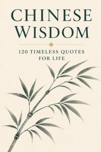 Chinese Wisdom: 120 Timeless Quotes for Life: Ancient Chinese Philosophy and Inspirational Teachings for a Mindful and Meaningful Life cover