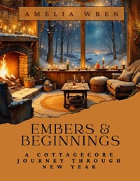 Embers & Beginnings: A Cottagecore Journey Through New Year cover