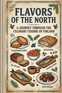 Flavors of the North A Journey Through the Culinary Cuisine of Finland cover
