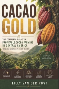 Cacao Gold: The Complete Guide to Profitable Cocoa Farming in Central America: From Land Selection to Export Markets-Build a Sustainable, High-Value C cover