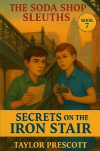 Secrets on the Iron Stair: A Kids' Historical Mystery Set in 1950s California cover
