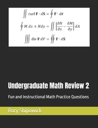 Undergraduate Math Review 2: Fun and Instructional Math Practice Questions cover