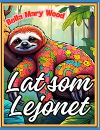 Lat som Lejonet eller En briljant målarbok för den lata personen född i Lejonets tecken: sengångare bok cover