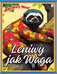 Leniwy jak Waga, czyli Genialna książka do kolorowania dla leniwej osoby urodzonej w znaku Wagi: wygodna książka cover