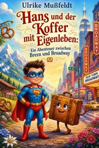 Hans und der Koffer mit Eigenleben: Ein Abenteuer zwischen Brezn und Broadway cover